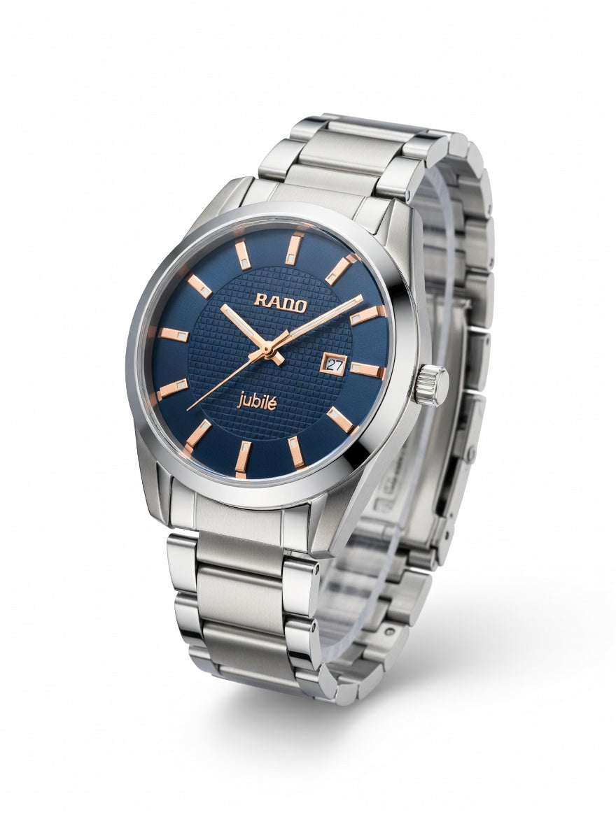 Rado Jubile Stainless Steel Watch – Blue Dial | Premium Elegant Men’s Watch