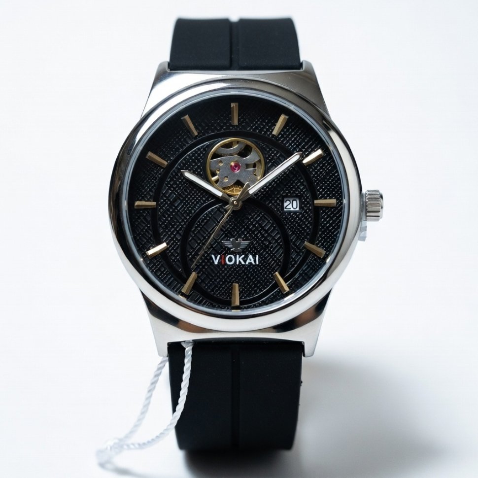 viokai black strap steel case